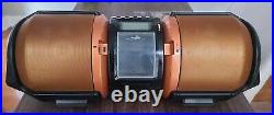 Sharp GX-M10 Orange Portable Boombox Blaster IPod Dock AM/FM Radio CD