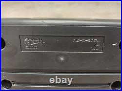 Sharp QT-X8 CD Compact Disc Stereo Double Cassette Player Boombox AS IS READ