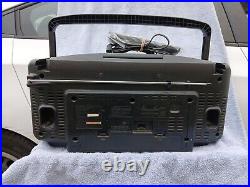 Sharp WQ-CH800 5 DISC CD CHANGER BOOM BOX Tested/Working