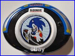 Sonic the Hedgehog Jazwares Portable Boombox CD Player & Radio Tested Working