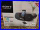 Sony AM/FM STEREO & CD BOOMBOX (ZS-S3iPN) works with iPod & iPhone 5, withRemote