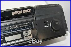 Sony Boombox CD Player AM FM Radio Portable Single Cassette Mega Bass CFD-D75