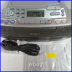 Sony Boombox CFD-S01 CD Player AM/FM Radio AUX Portable Stereo NEW IN BOX WORKS
