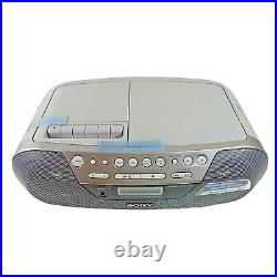 Sony Boombox CFD-S05 CD Player AM/FM Radio AUX Portable Stereo NEW WORKING
