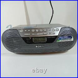 Sony Boombox CFD-S05 CD Player AM/FM Radio AUX Portable Stereo NEW WORKING