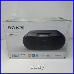 Sony Boombox CFD-S70 CD Cassette FM/AM Personal Audio System New In Open Box