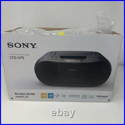 Sony Boombox CFD-S70 CD Cassette FM/AM Personal Audio System New In Open Box