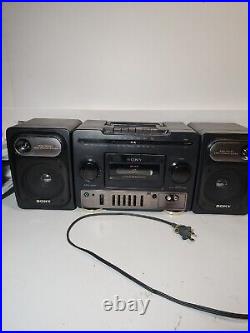 Sony Boombox CFS-1030 Radio Cassette Player Bass Reflex Speakers