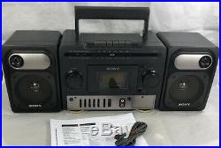 Sony Boombox CFS-1040 AM/FM Radio Cassette-Corder Tape Portable Stereo 2 Way