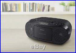 Sony Boombox Portable Sound Machine MP3 CD Cassette Player AM/FM Radio LCD