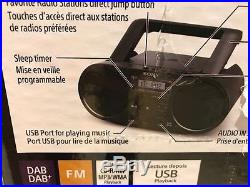 Sony CD Boombox with USB Playback. DAB Digital Radio Player. Portable Stereo