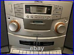 Sony CD Radio Cassette Boombox CFD-ZW755 Vintage Works Excellent Sounds Great