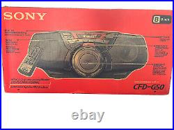 Sony CD/Radio/Cassette Boombox Portable Stereo CFD-G50
