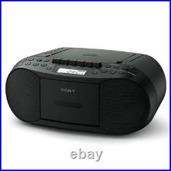 Sony CD Radio Cassette Recorder CFD-S70 FM/AM Recordable Black JAPAN JP