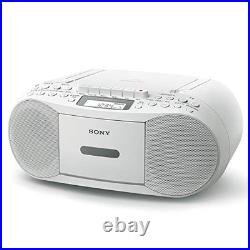 Sony CD Radio Cassette Recorder CFD-S70 FM/AM/Wide FM compatible recordable WH Sony CD Radio Cassette Recorder CFD-S70 FM/AM/Wide FM compatible recordable WH