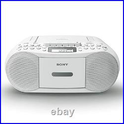 Sony CD Radio Cassette Recorder CFD-S70 FM/AM/Wide FM compatible recordable WH Sony CD Radio Cassette Recorder CFD-S70 FM/AM/Wide FM compatible recordable WH