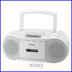 Sony CD Radio Cassette Recorder CFD-S70 FM/AM/Wide FM compatible recordable WH Sony CD Radio Cassette Recorder CFD-S70 FM/AM/Wide FM compatible recordable WH