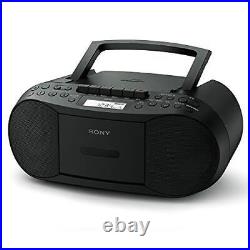 Sony CD Radio Cassette Recorder FM/AM/Wide Black CFD-S70 B