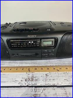 Sony CFD-10 Boombox Portable Stereo Recorder AM FM Radio CD Player Cassette