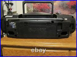 Sony CFD-12 Stereo boombox combo cd cassette radio am fm