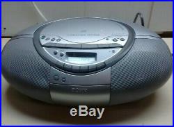 Sony CFD-350 Portable Stereo AM/FM Radio CD Cassette Player Recorder Boombox