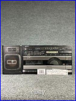 Sony CFD-444 Digital Portable AM/FM Stereo Cassette Compact Disc Corder Boombox