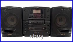 Sony CFD 606 6 Disc CD AM FM MegaBass Boombox Stereo System tested/working