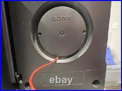 Sony CFD 606 6 Disc CD AM FM MegaBass Boombox Stereo System tested/working