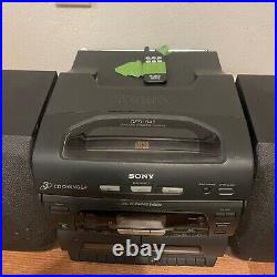 Sony CFD-646 Boombox CD Changer Tape Player Radio With Remote Compact Stereo