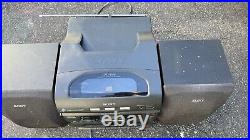 Sony CFD-646 CD Radio Cassette Corder 3 CD Changer, Removable Speakers Mega Bass