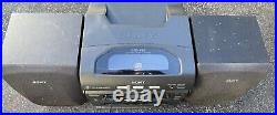 Sony CFD-646 CD Radio Cassette Corder 3 CD Changer, Removable Speakers Mega Bass