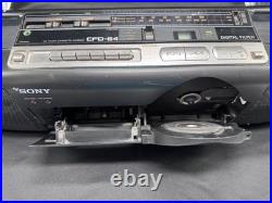 Sony CFD-66 CD AM FM Radio Cassette Corder Boombox Sound Tested READ Rare Sony CFD-66 CD AM FM Radio Cassette Corder Boombox Sound Tested READ Rare