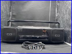 Sony CFD-66 CD AM FM Radio Cassette Corder Boombox Sound Tested READ Rare Sony CFD-66 CD AM FM Radio Cassette Corder Boombox Sound Tested READ Rare