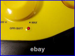 Sony CFD-970 Sports Portable CD Player AM FM Radio Cassette Tape Boombox Yellow