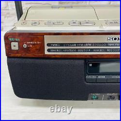 Sony CFD-A110 CD player FM/AM 2 Bands Radio Cassette tape Recorder Sleep timer
