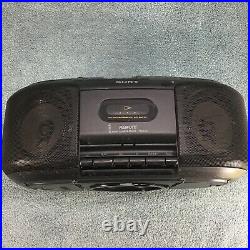 Sony CFD-D35S CD AM/FM Radio Player Portable Boombox Cassette does not work Vtg