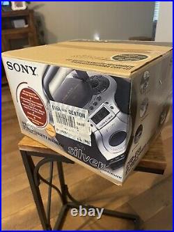 Sony CFD-E55 CD Radio Cassette Recorder Boombox Factory Sealed New Vintage