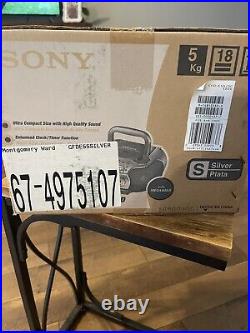 Sony CFD-E55 CD Radio Cassette Recorder Boombox Factory Sealed New Vintage