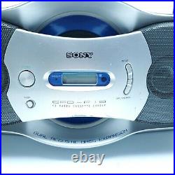 Sony CFD-F10 AM FM Radio Cassette Recorder CD Player Portable Stereo Boombox