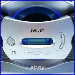 Sony CFD-F10 AM FM Radio Cassette Recorder CD Player Portable Stereo Boombox