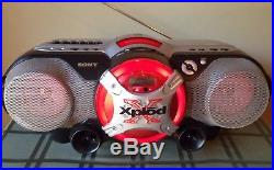 Sony CFD-G505 Portable CD AM/FM Tape Cassette Player MP3/USB Boombox