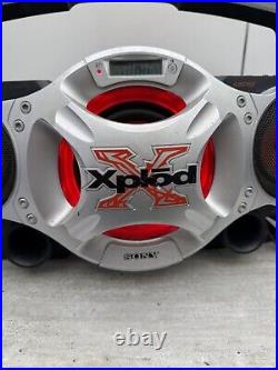 Sony CFD-G700CP Xplod Boombox MP3 CD Radio Cassette Recorder Player READ Sony CFD-G700CP Xplod Boombox MP3 CD Radio Cassette Recorder Player READ