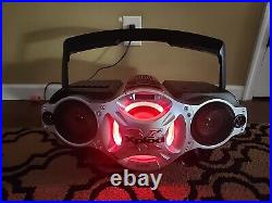 Sony CFD-G700CP Xplod CD/Radio Boombox line In, Woofer No Remote TESTED