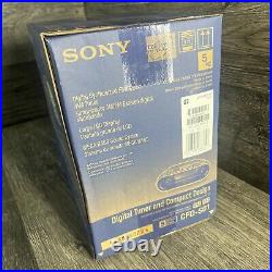 Sony CFD-S01 CD Cassette AM/FM Radio Portable Boombox Stereo NEW IN BOX FREESHIP