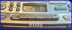 Sony CFD-S01 CD Cassette AM/FM Radio Portable Boombox Stereo New Tested