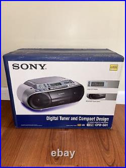Sony CFD-S01 CD Cassette AM/FM Radio Portable Boombox Stereo Player New Sealed