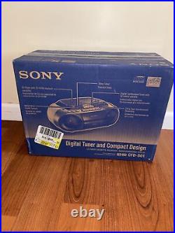 Sony CFD-S01 CD Cassette AM/FM Radio Portable Boombox Stereo Player New Sealed