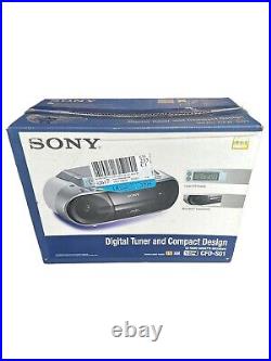 Sony CFD-S01 CD Cassette AM/FM Radio Portable Boombox Stereo Player Open Box