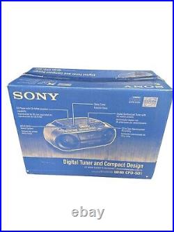 Sony CFD-S01 CD Cassette AM/FM Radio Portable Boombox Stereo Player Open Box