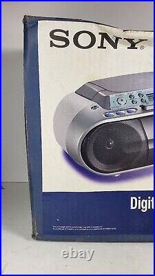 Sony CFD-S01 CD Cassette AM/FM Radio Portable Boombox Stereo Player see below